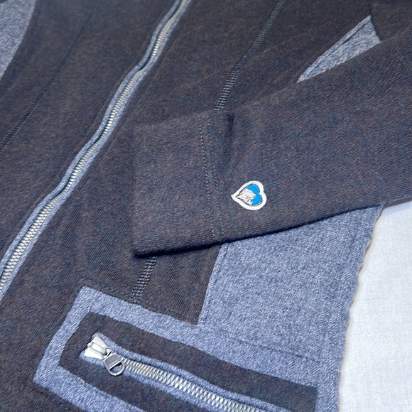 KUHL Brown and Grey Kashmira Zip Sweater. Mountain Culture. Size XS - Picture 2 of 9